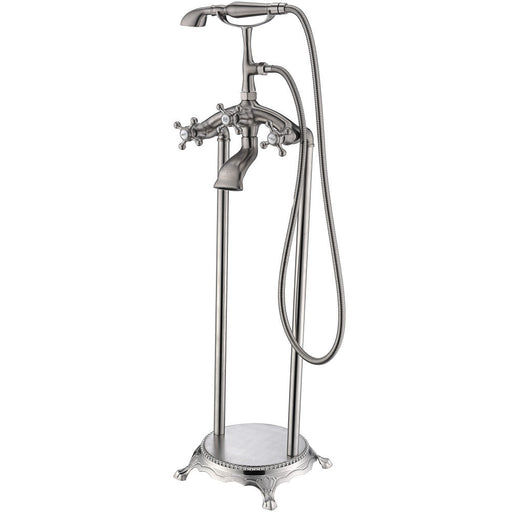 ANZZI FS-AZ0052BN Suni bathtub faucet in brushed nickel, main product photo