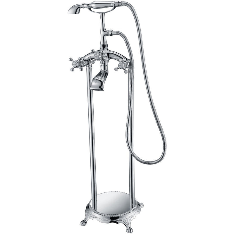 ANZZI FS-AZ0052CH Suni bathtub faucet in polished chrome, main product photo