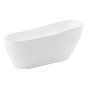ANZZI FT-AZ093 Trend Series 67" x 32" Flat Bottom Acrylic Freestanding Soaking Bathtu, product view