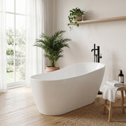 ANZZI FT-AZ093 Trend Series 67" x 32" Flat Bottom Acrylic Freestanding Soaking Bathtu, product view 3