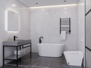 ANZZI FT-AZ098 Chand Series 67" - 67" Flat Bottom Freestanding Soaker Tub with Ergono, product view 5