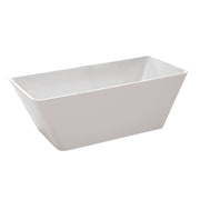 ANZZI FT-AZ099 Zenith Series 5.58 ft. Freestanding Bathtub in White, product view
