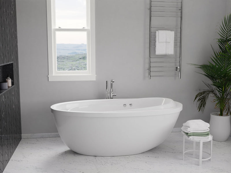 ANZZI FT-AZ202 Leni 71" x 38" Jetted Whirlpool 54 Gallon Capacity Freestanding Bathtu, product view 2