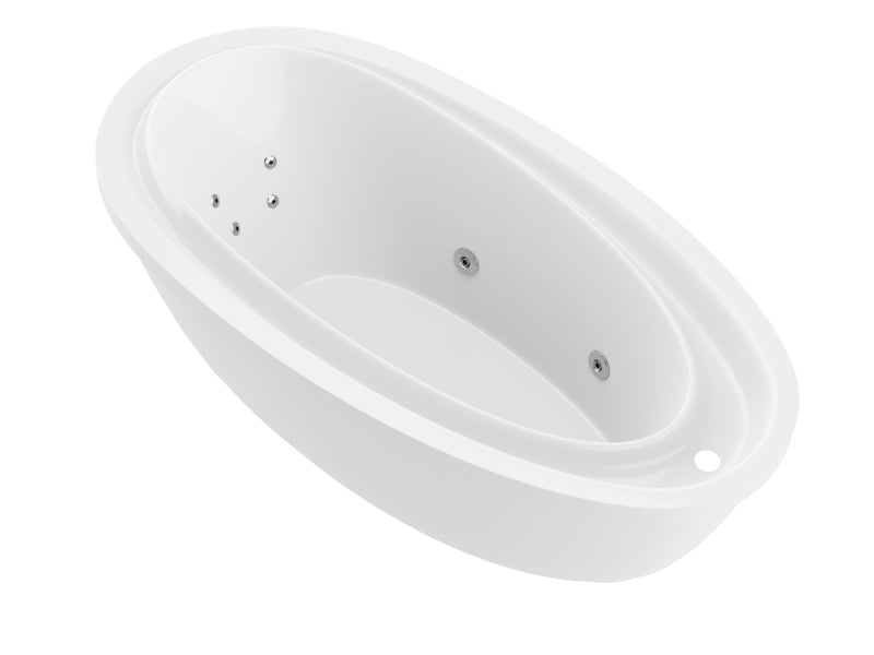 ANZZI FT-AZ202 Leni 71" x 38" Jetted Whirlpool 54 Gallon Capacity Freestanding Bathtu, product view 3