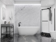 ANZZI FT-AZ401 Ami Series 67" Freestanding Soaker Tub with Elegant Curve, product view 5