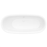 ANZZI FT-AZ411-59 Britt 59" x 30" Flat Bottom Acrylic Freestanding Soaking Bathtub with, product view 6