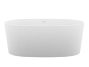 ANZZI FT-AZ505 Roccia 61" x 31" Flat Bottom Solid Surface Freestanding Soaking Bathtu, product view 7