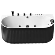 ANZZI FT-AZ514 Stone Bell Flatbottom Freestanding Whirlpool and Air Bathtub and Fauce, product view 5