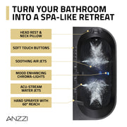 ANZZI FT-AZ514BK-BK freestanding bathtub, dimension drawing 1