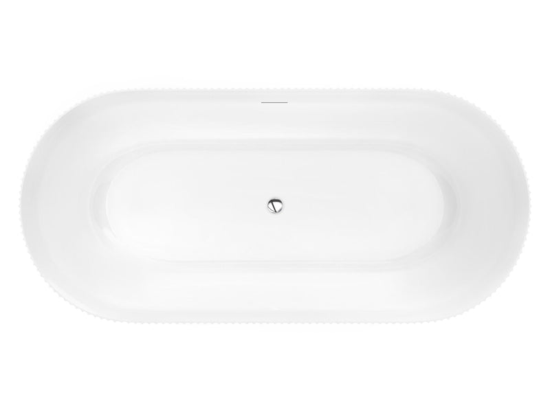 ANZZI FT-AZ650-59 Bailey Series 59" Freestanding Soaker Tub with Deep Relaxation Depth, product view 6