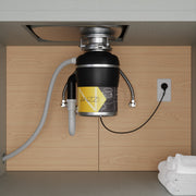 ANZZI GD-AZ212 garbage disposal, installed room view 1