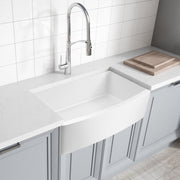 ANZZI K-AZ273-A1 Prisma farmhouse kitchen sink, installed room view 2