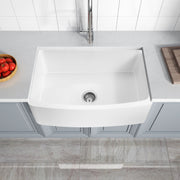 ANZZI K-AZ273-A1 Prisma farmhouse kitchen sink, installed room view 3