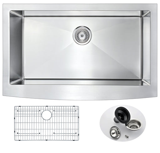 ANZZI K-AZ3620-1A farmhouse kitchen sink, main product photo
