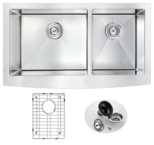 ANZZI K-AZ3620-3A farmhouse kitchen sink, main product photo