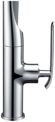 ANZZI KF-AZ003 Accent kitchen faucet in polished chrome, installed room view 3