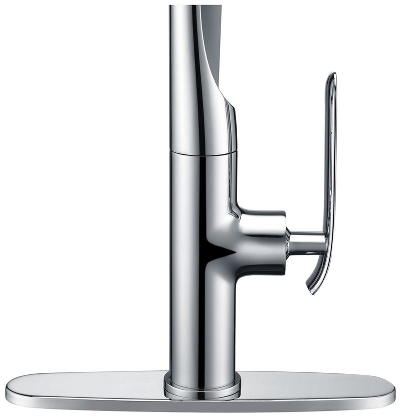 ANZZI KF-AZ003 Accent kitchen faucet in polished chrome, installed room view 4