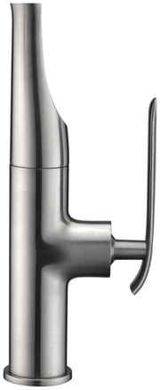 ANZZI KF-AZ003BN Accent kitchen faucet in brushed nickel, installed room view 3