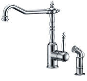 ANZZI KF-AZ037 Locke kitchen faucet in polished chrome, main product photo