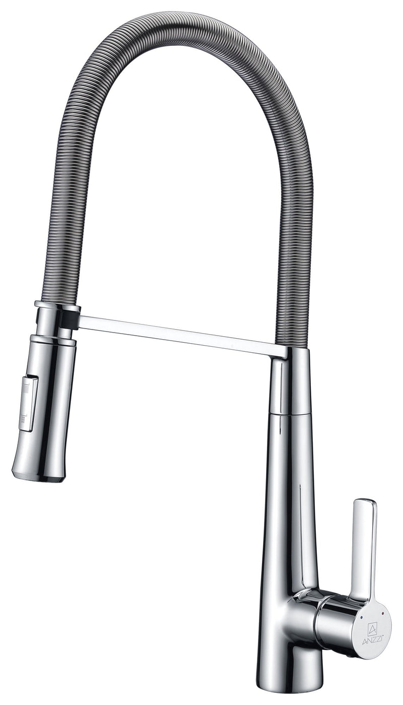 ANZZI KF-AZ188CH Apollo kitchen faucet in polished chrome, main product photo