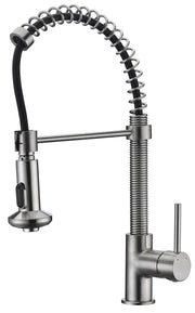 ANZZI KF-AZ194BN Step kitchen faucet in brushed nickel, main product photo