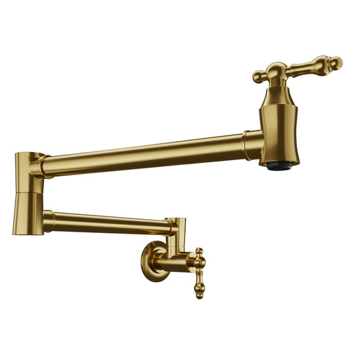 ANZZI KF-AZ259BG Marca pot filler faucet in brushed gold, main product photo