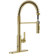 ANZZI KF-AZ303BG Ola kitchen faucet in brushed gold, main product photo