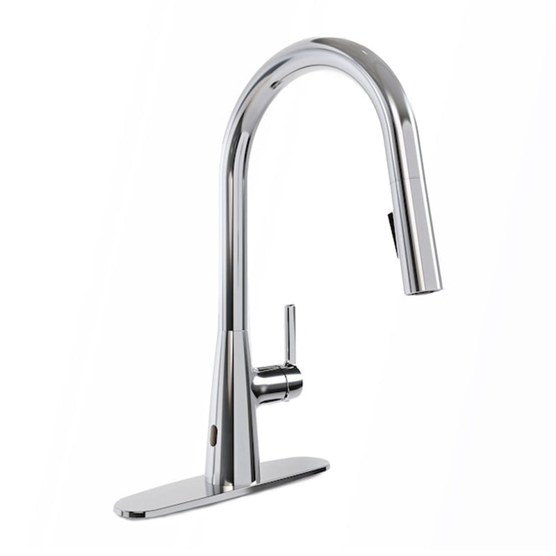 ANZZI KF-AZ701CH Adela kitchen faucet in polished chrome, main product photo