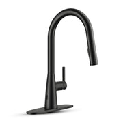 ANZZI KF-AZ701MB Adela kitchen faucet in matte black, main product photo