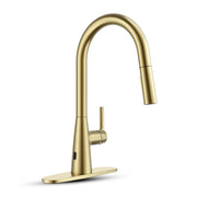 ANZZI KF-AZ701SB Adela kitchen faucet in satin brass, main product photo