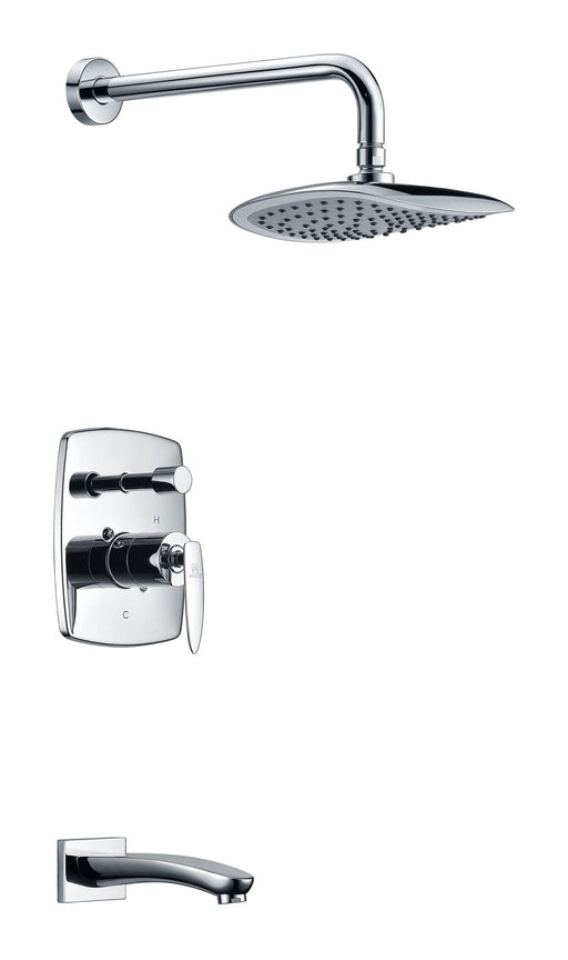 ANZZI L-AZ026 Tempo bathtub faucet in polished chrome, main product photo