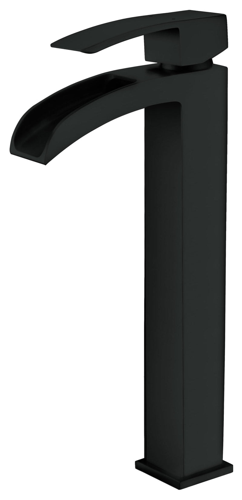 ANZZI L-AZ097GK Key vessel sink faucet in gunmetal black, main product photo