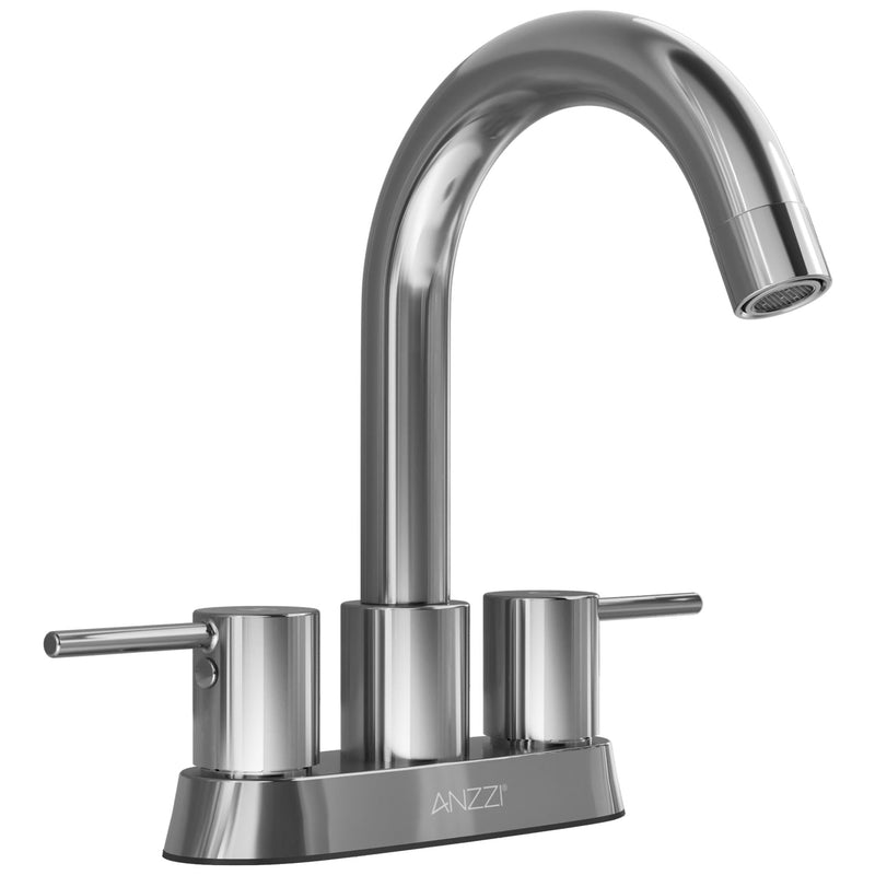 ANZZI L-AZ300CH Remnants centerset bathroom faucet in polished chrome, main product photo