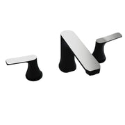 ANZZI L-AZ902MB-BN Angular widespread bathroom faucet in matte black-brushed nickel, main product photo