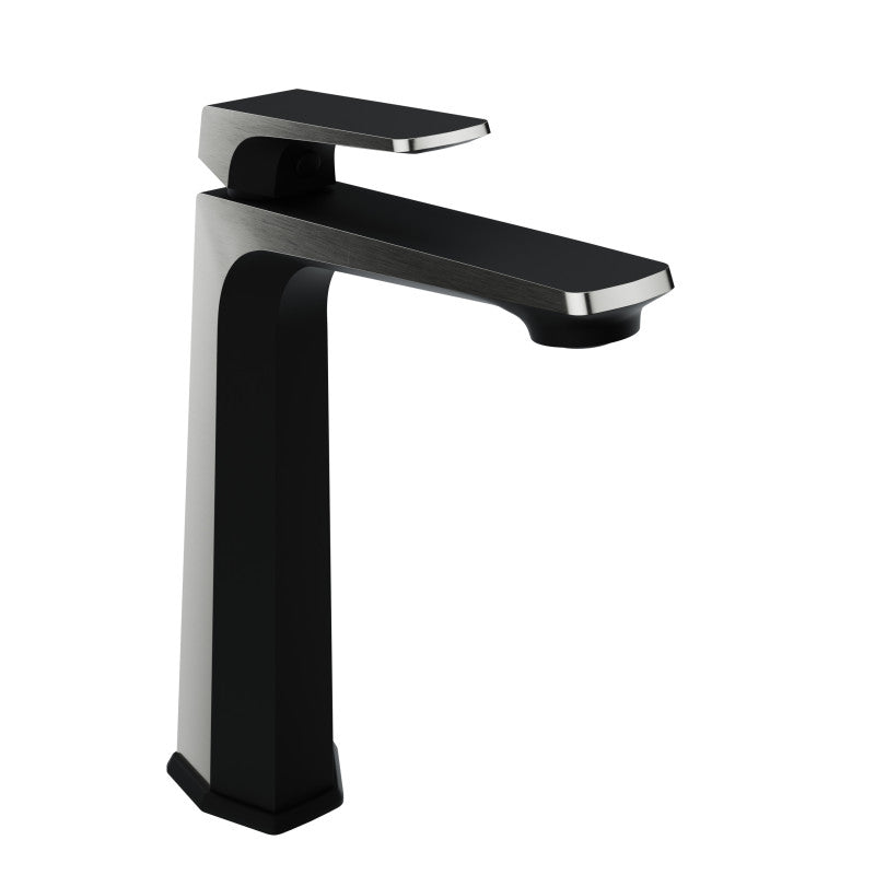 ANZZI L-AZ904MB-BN Contemporary vessel sink faucet in matte black-brushed nickel, main product photo