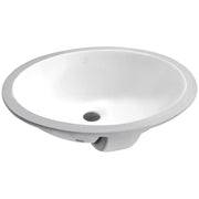 ANZZI LS-AZ102 Lanmia undermount bathroom sink in white, main product photo