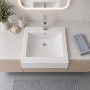 ANZZI LS-AZ116 Vitruvius vessel sink in glossy white vitreous china ceramic, main product photo