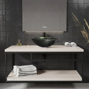ANZZI LS-AZ902 Amalfi vessel sink in the listed finish, installed room view 2