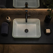 ANZZI LS-AZ910 Innovio vessel sink in matte white, main product photo