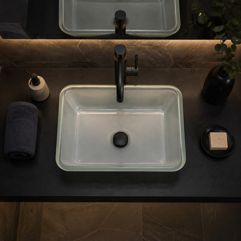 ANZZI LS-AZ910 Innovio vessel sink in matte white, main product photo