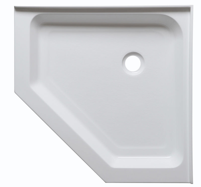 ANZZI SB-AZ01NO Corner Shower Base top view of the neo-angle base