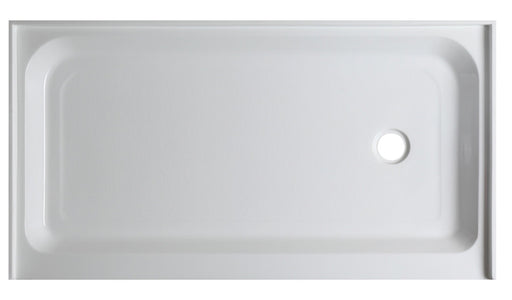 ANZZI SB-AZ04RD Shower Base right drain, top view