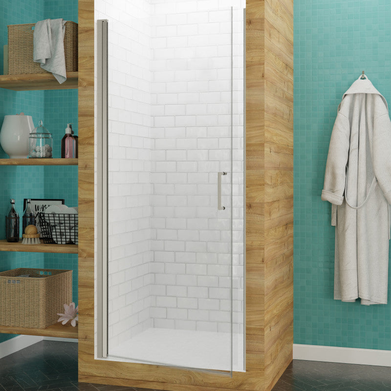 ANZZI SD-AZ051-02BN Semi-Frameless Hinged Shower Door product photo