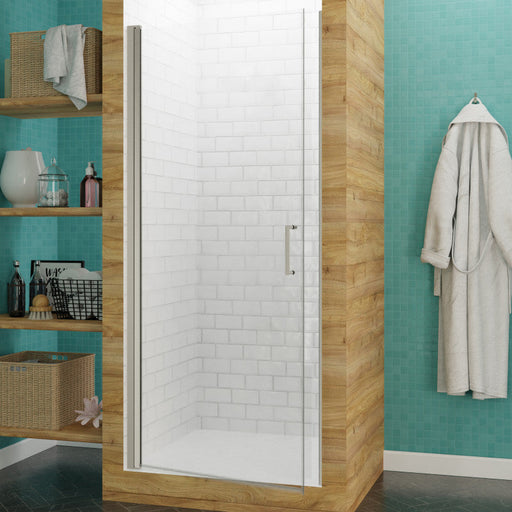 ANZZI SD-AZ051-02BN Semi-Frameless Hinged Shower Door product photo