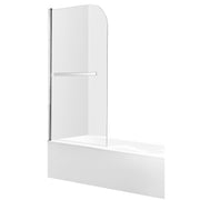 ANZZI SD-AZ053-01CH Myth 28" x 56" Frameless Tub Door with TSUNAMI GUARD in Polished Chrom, product view 7