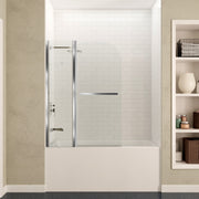 ANZZI SD-AZ054-01CH Galleon 48" x 58" Frameless Tub Door with TSUNAMI GUARD in Polished Ch, product view 2