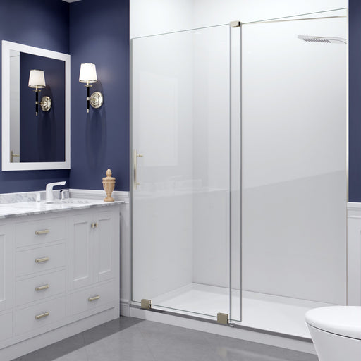 ANZZI SD-AZ055-01BN Semi-Frameless Sliding Shower Door product photo