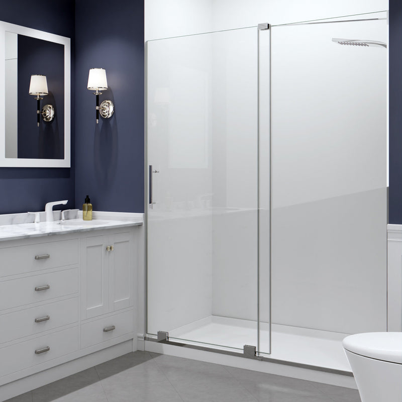 ANZZI SD-AZ055-01CH Semi-Frameless Sliding Shower Door product photo
