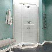ANZZI SD-AZ056-01BN Semi-Frameless Pivot Shower Door product photo