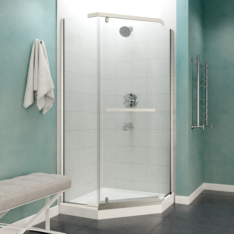 ANZZI SD-AZ056-01BN Semi-Frameless Pivot Shower Door product photo